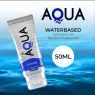 Flacone da 50 ml di lubrificante a base d'acqua vellutato trasparente AQUA QUALITY - D-227077