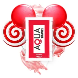 Aqua Travel Lutschergeschmack wasserbasiertes Gleitgel Reisegröße 6 ml klare Flasche