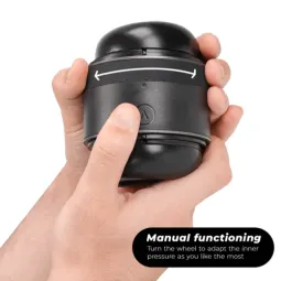 Compact adjustable stroker Arcwave Voy, silicone male masturbator with 8 settings and adjustable seal