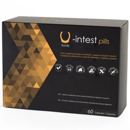500 COSMETICS U-Intest 60 capsules food supplement for hemorrhoid prevention, strengthens vein walls
