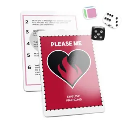 Jeu de couple érotique ARIA avec dés et cartes, accessoire coquin pour adultes