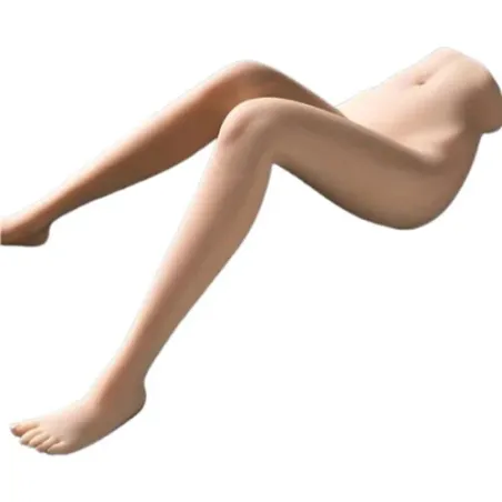 Realistic silicone female legs ARMONY FOR HIM, skin tone, hyper-realistic for inflatable doll