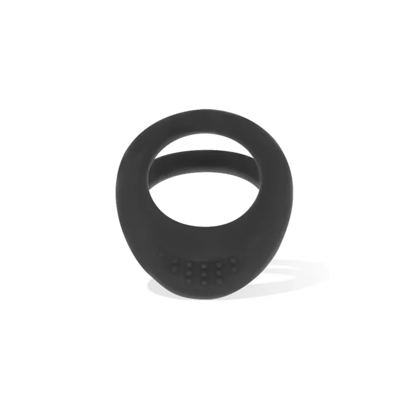 Silicone cock ring set OHMAMA FETISH, double ring, sizes 3.5 and 4.5 cm, black