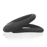 Silicone cock ring set OHMAMA FETISH, double ring, sizes 3.5 and 4.5 cm, black