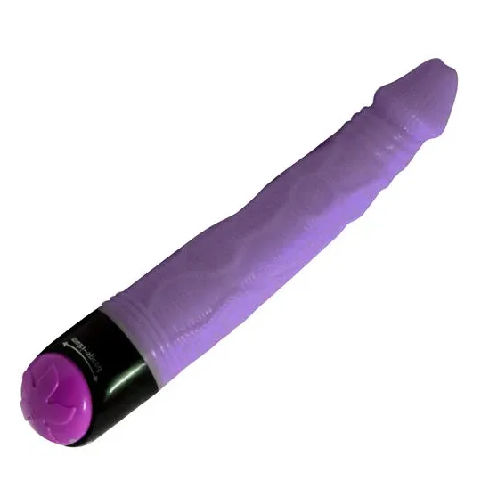 Vibratore realistico BAILE 23 cm lilla texture morbida con vene marcate
