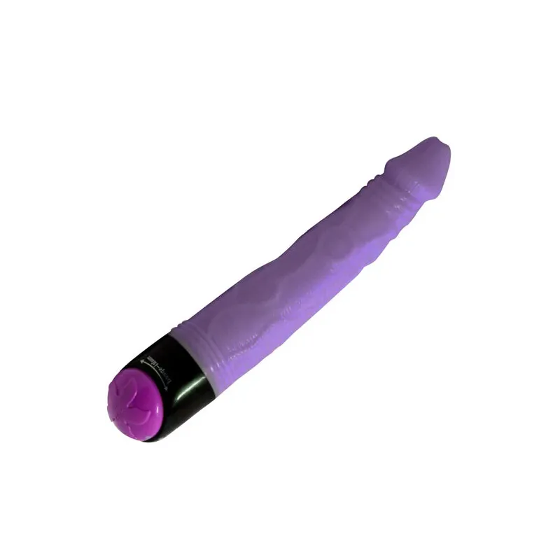 Vibratore realistico BAILE 23 cm lilla texture morbida con vene marcate
