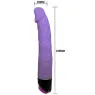 Vibromasseur réaliste BAILE 23 cm lilas texture douce avec veines marquées