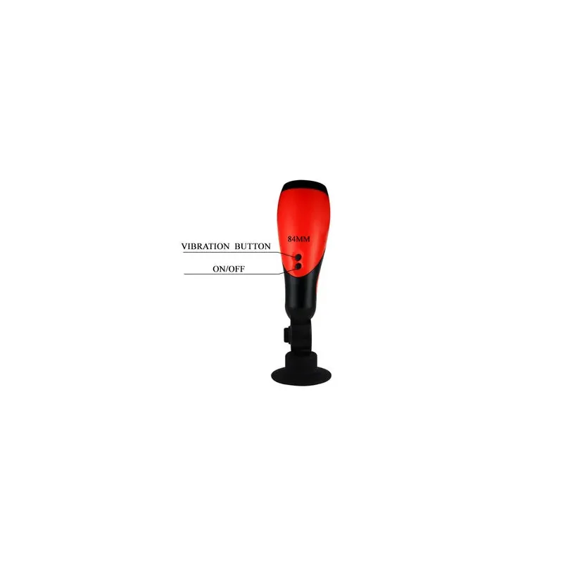 Masturbador masculino Baile For Hombre color piel con ventosa y 30 vibraciones.