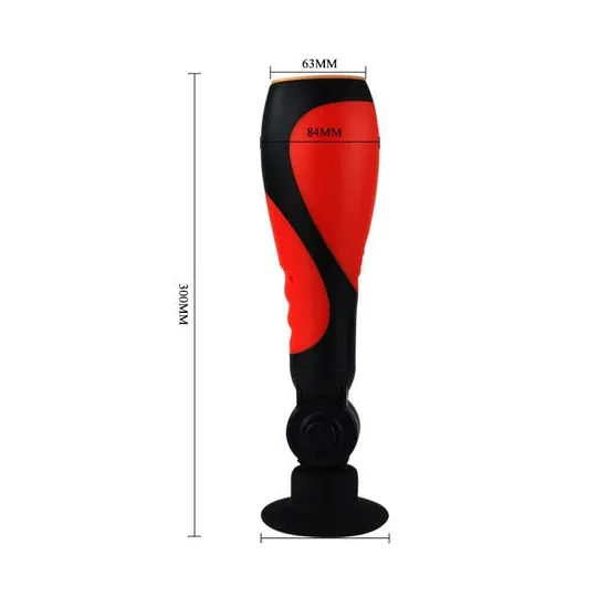 Masturbateur masculin Baile For Homme couleur chair avec ventouse et 30 vibrations puissantes.