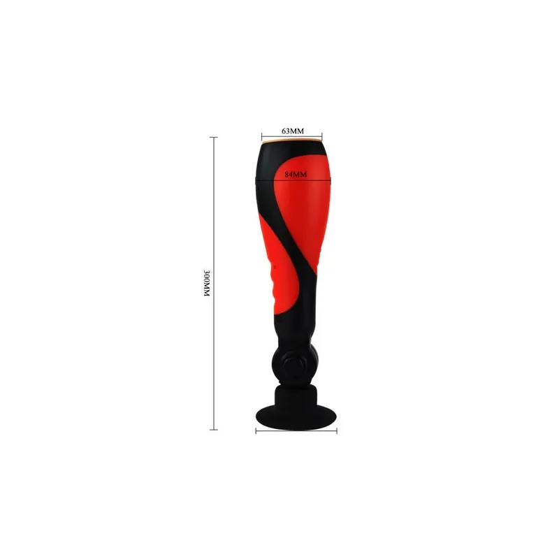 Masturbador masculino Baile For Hombre color piel con ventosa y 30 vibraciones.