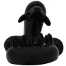 Anneau vibrant Baile For Him noir avec stimulateur clitoris dauphin, vibrations puissantes en silicone