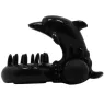 Anneau vibrant Baile For Him noir avec stimulateur clitoris dauphin, vibrations puissantes en silicone