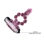 Anello vibrante doppia stimolazione Baile For Him rosa con 10 ritmi di vibrazione e linguetta anale.