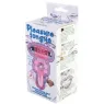 Anello vibrante doppia stimolazione Baile For Him rosa con 10 ritmi di vibrazione e linguetta anale.
