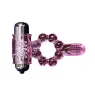 Vibrating ring double stimulation Baile For Him pink with 10 vibration rhythms and anal tongue.