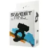 Anello vibrante nero BAILE FOR HIM Sweet Ring a doppia stimolazione con coniglio clitorideo in silicone