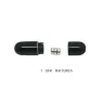 Anneau vibrant BAILE FOR HIM Sweet Ring noir à double stimulation avec lapin clitoridien en silicone