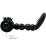 Anillo vibrador negro BAILE FOR HIM Sweet Ring de doble estimulación con conejo clitorídeo de silicona