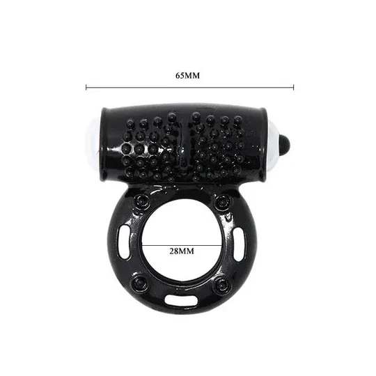 Baile For Him Penisring Vibrator, flexibel mit 10 Geschwindigkeiten, auf weißem Hintergrund