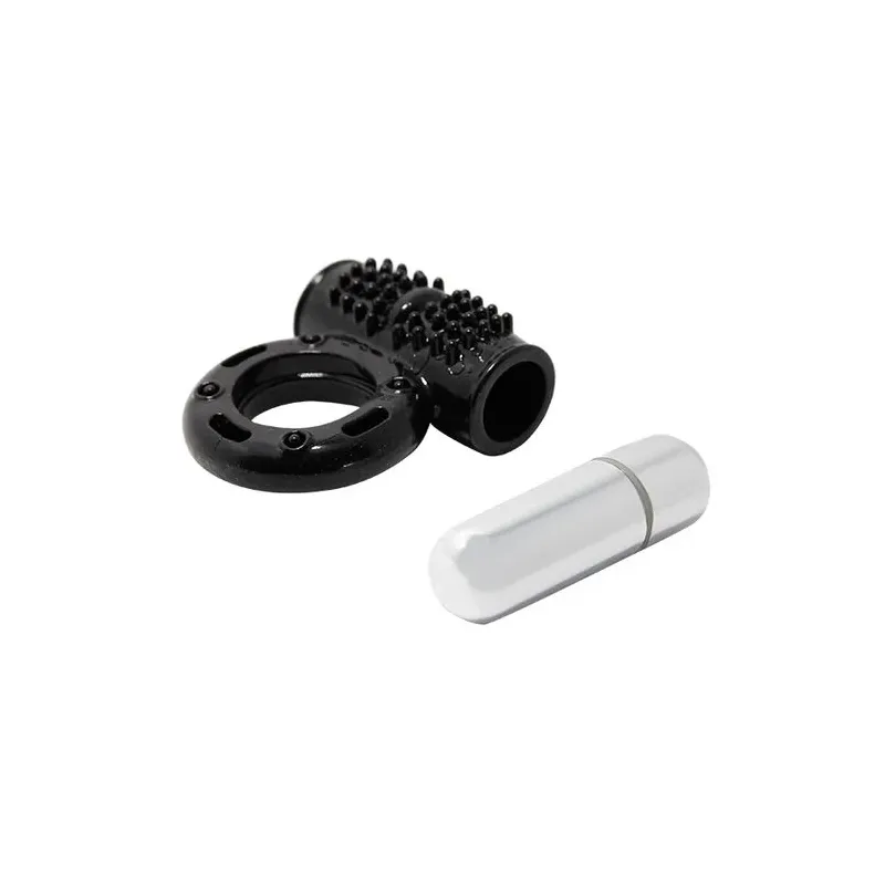 Baile For Him penile ring vibrator, flexible with 10 speeds, on white background