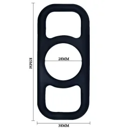 Set of 3 silicone erection rings Baile for Him, penis rings for training and delayed ejaculation.