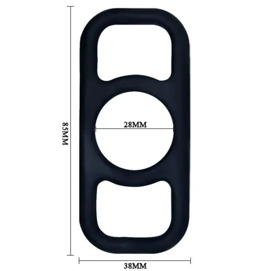 Set of 3 silicone erection rings Baile for Him, penis rings for training and delayed ejaculation.