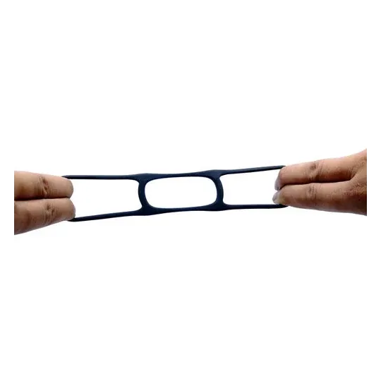 Set di 3 anelli erettili in silicone Baile for Him, anelli per il pene per allenamento e ritardo dell'eiaculazione.