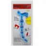 Chapelet anal Baile bleu en TPR flexible, design torsadé Bendy Twist, submersible, pour jeux intimes.