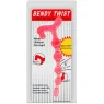 Chapelet anal flexible rouge Baile Anal, perles anales en TPR submersible
