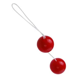 Bolas chinas vibrantes Baile color rosa de TPR para estimulación erógena y fortalecimiento del suelo pélvico