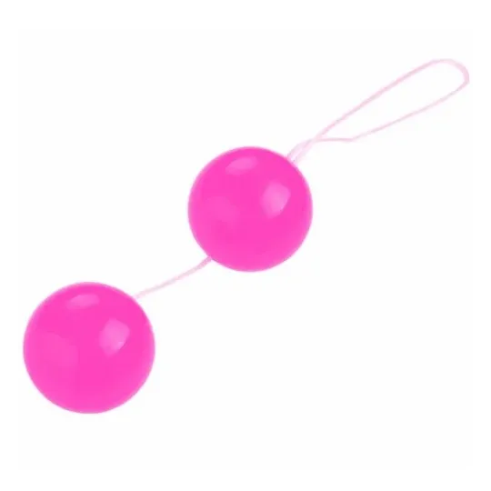 Palle cinesi vibranti Baile rosa in TPR per stimolazione erogena e rafforzamento pavimento pelvico