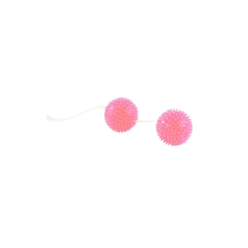 Texturierte Liebeskugeln in Pink von Baile Stimulating für Beckenbodentraining