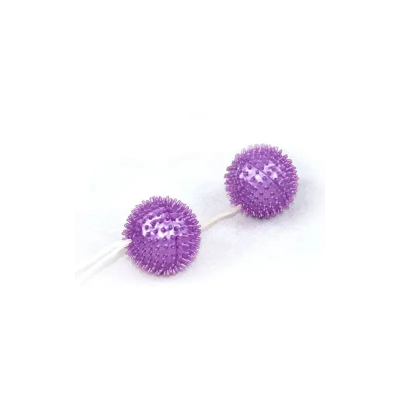 Palle Kegel strutturate viola Baile Stimulating, con punte per rinforzo pavimento pelvico