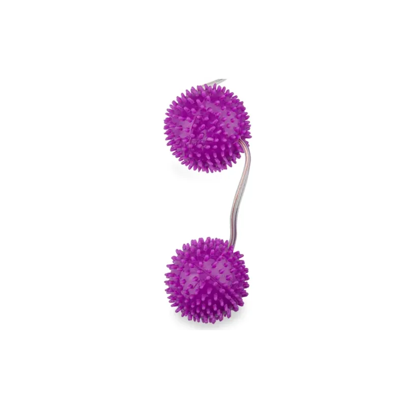 Palle Kegel strutturate viola Baile Stimulating, con punte per rinforzo pavimento pelvico