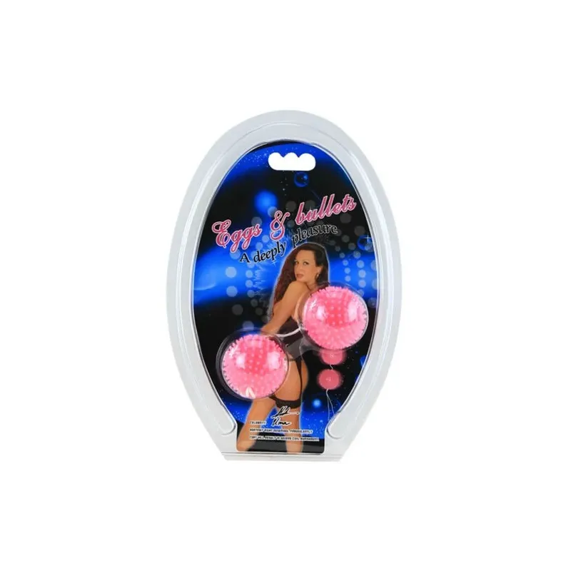 Palle Kegel strutturate viola Baile Stimulating, con punte per rinforzo pavimento pelvico