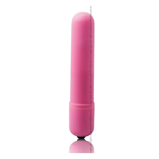 Pink silicone bullet vibrator 10 functions Baile Stimulating full view