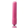 Mini vibromasseur silicone rose 10 fonctions Baile Stimulating en vue d'ensemble