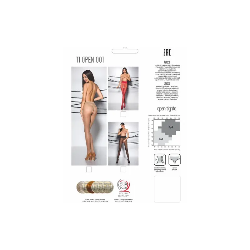 D-236203 PASSION WOMAN STOCKINGS/GARTER BELTS