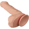 Realistischer Dildo Baile Dildos 26 cm, hautfarben, flexibel mit Saugnapf und weichen Hoden
