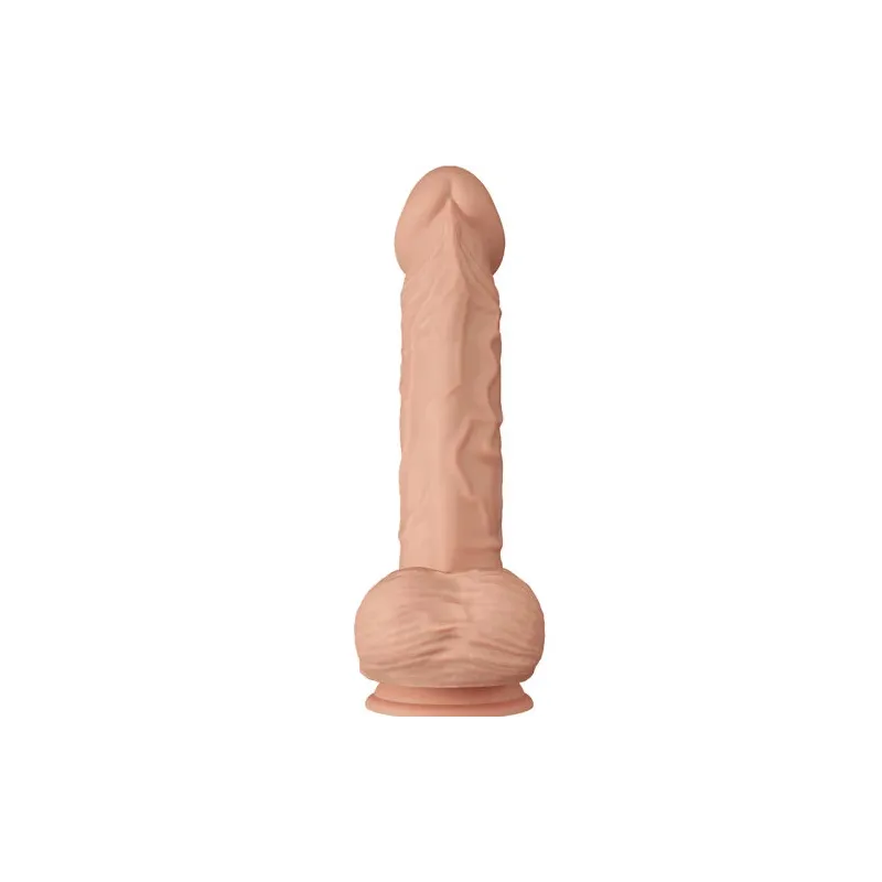 Realistischer Dildo Baile Dildos 26 cm, hautfarben, flexibel mit Saugnapf und weichen Hoden