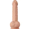 Realistic dildo Baile Dildos 26 cm, flesh color, flexible with suction cup and soft testicles