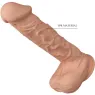 Realistic dildo Baile Dildos 26 cm, flesh color, flexible with suction cup and soft testicles