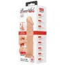 Dildo realistico Baile 24 cm con ventosa, colore naturale, texture realistica e testicoli