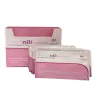 Box of 10 single-dose sachets of 500COSMETICS warming water-based personal lubricant, 5 ml each.