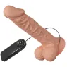 Realistischer vibrierender Dildo BAILE Belle Rencontre Buraq 24 cm mit Saugnapf, hautfarben