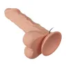 Gode vibrant réaliste BAILE Belle Rencontre Buraq 24 cm avec ventouse, vibrations réglables, couleur chair