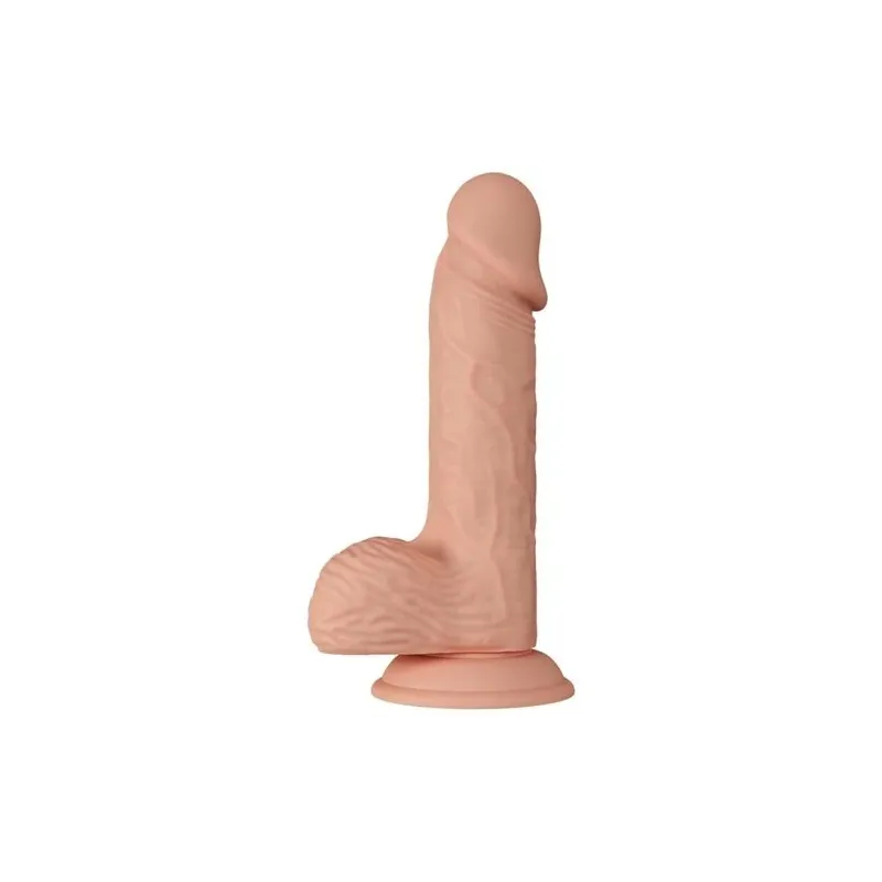 Dildo realistico in silicone flessibile 20,6 cm colore naturale con testicoli e ventosa - Baile Dildos