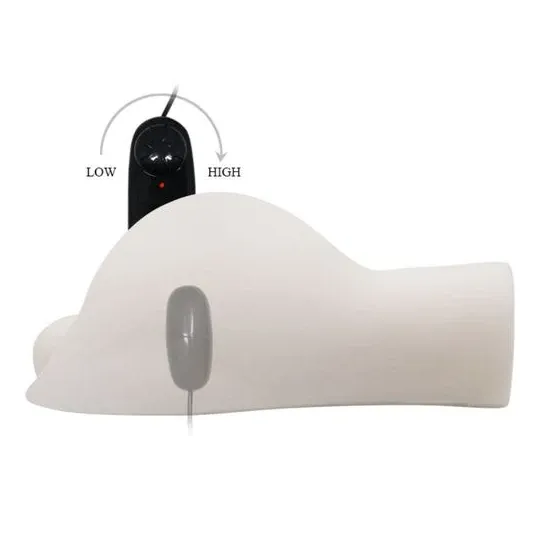 Miniatura realistica di glutei maschili BAILE FOR HIM con vibrazione telecomandata, colore naturale e apertura anale dettagliata