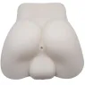 Miniatura realistica di glutei maschili BAILE FOR HIM con vibrazione telecomandata, colore naturale e apertura anale dettagliata