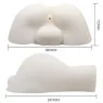 Miniature realistic male buttocks BAILE FOR HIM with remote-controlled vibration, natural skin tone, and detailed anal opening.